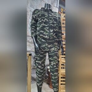 Military Camouflage Two-Piece Set